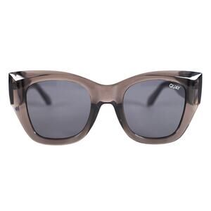 Quay Australia AFTER HOURS Bevel Sunglasses - Crystal Black / Smoke RX - NWT
